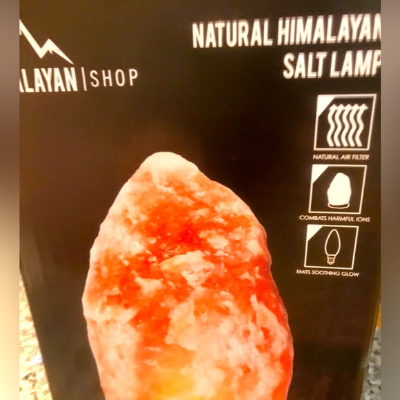 This- New Himalayan Salt Lamp Light in Original Box for Healthy Living - Picture 1 of 6